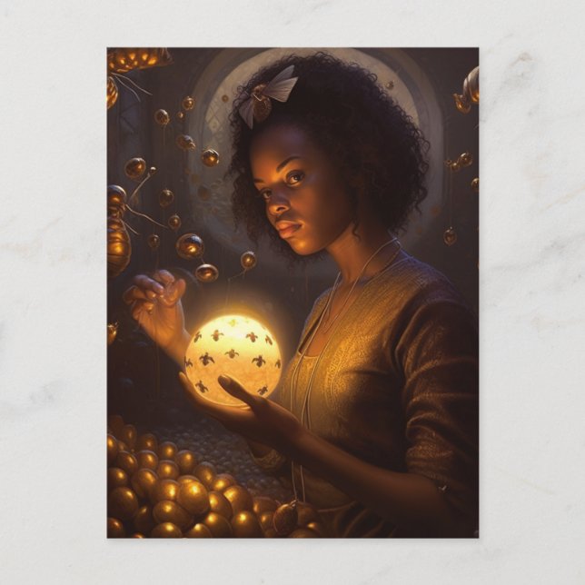 Goddess of the Scifi Insects Postcard (Front)