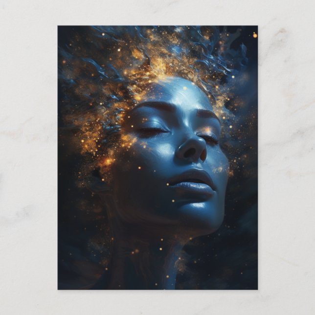 Goddess of the Stars Postcard (Front)