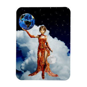 Goddess of Universe Vinyl Magnet