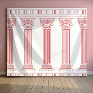 Goddess Party columns photo backdrop Tapestry
