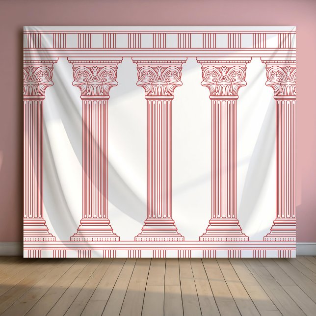 Goddess Party columns photo backdrop Tapestry (Creator Uploaded)