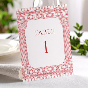 Goddess Party Table Numbers