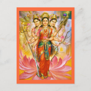 goddess postcard