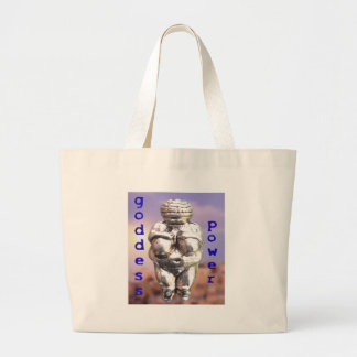 Goddess Power - Venus of Willendorf Large Tote Bag