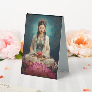 Goddess Quan Yin High Frequency Portrait Painting