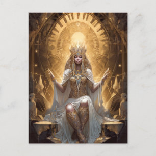 Goddess Queen Fantasy Art Postcard