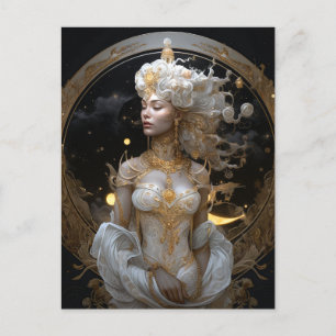 Goddess Queen Fantasy Art Postcard