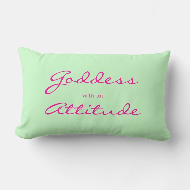 Goddess Quote American MoJo Pillow (Front)