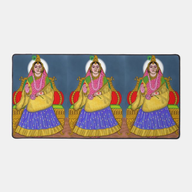 Goddess Radha Desk Pad (Front)