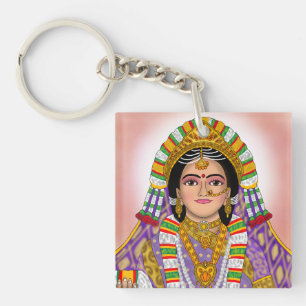 Goddess Radha Keychain