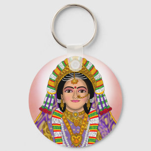Goddess Radha Keychain