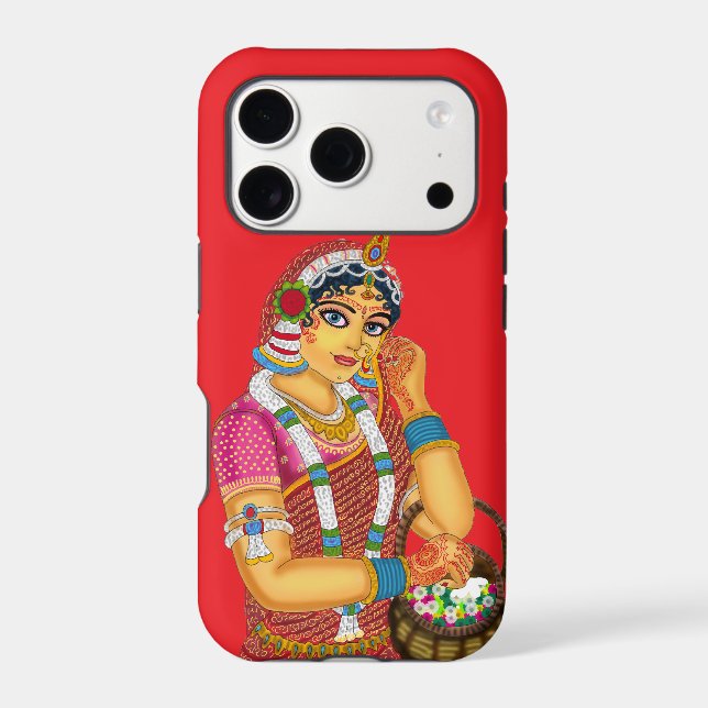 Goddess Radha Phone Cover (Back)