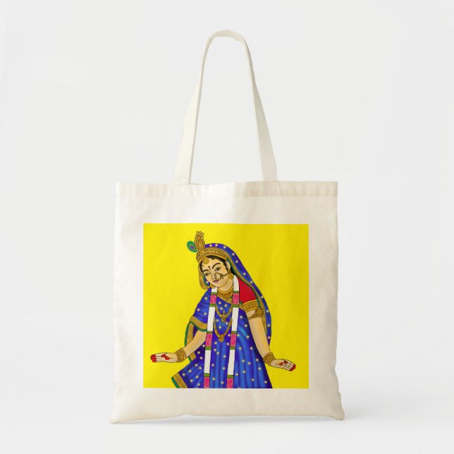 Goddess Radha Tote Bag (Front)