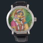 Goddess Radha Wall Clock Watch<br><div class="desc">Celebrate divine love,  devotion,  and grace with this Goddess Radha wall clock. Symbolizing pure bhakti and spiritual beauty,  this sacred timepiece is perfect for homes,  prayer rooms,  meditation spaces,  and devotional gifting. A charming blend of faith-inspired art and elegant decor.</div>