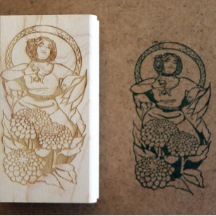 Goddess Rubber Stamp
