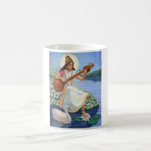 Goddess Sarasvati Coffee Mug