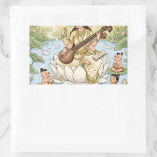 Goddess Saraswati Hindu Sticker