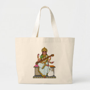Goddess Saraswati Tote Bag 