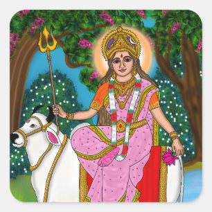 Goddess Shailputri Stickers