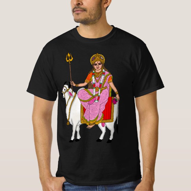 Goddess Shailputri T-Shirt (Front)