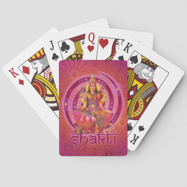 Goddess SHAKTI / LAKSHMI Playing Cards (Back)