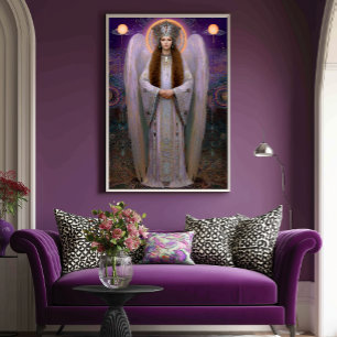 Goddess Shekinah High Frequency Kabbalist Art Poster