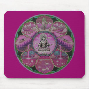 Goddess Tara Mandala Mouse Pad