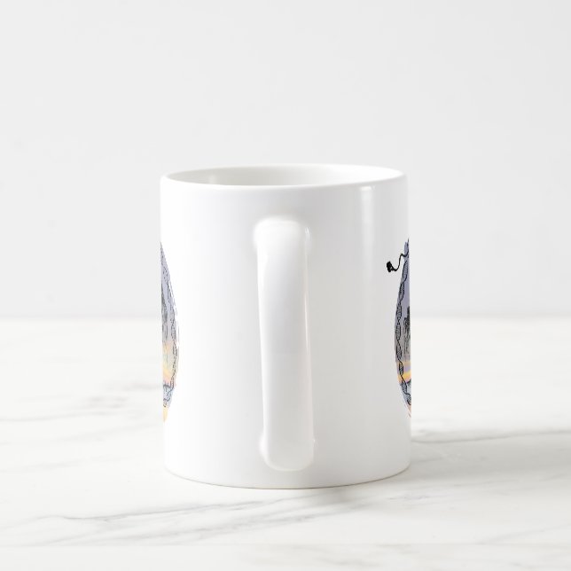Goddess Tree In Every Direction on Sunset Coffee Mug (Handle)