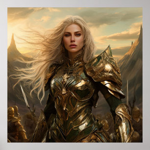 Goddess warrior poster