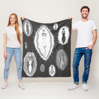 Goddess Yoni Gallery Fleece Blanket