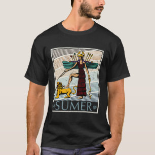 Goddesses Ancient Assyria Sumerian Flags Scientist T-Shirt