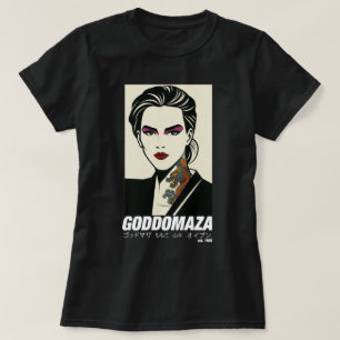 GODDOMAZA EAST. 1985 PT. 2 WOMEN BLACK TEE