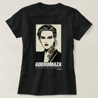 GODDOMAZA EAST. 1985 PT. 2 WOMEN BLACK TEE