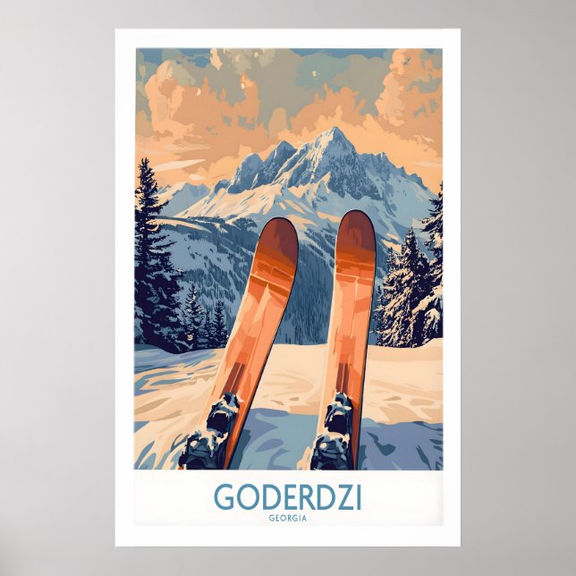 Goderdzi Ski Poster 1 (Front)