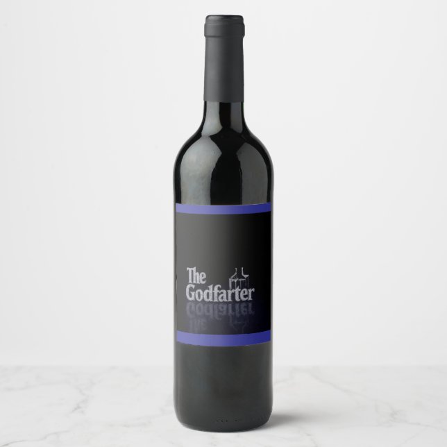 Godfarter wine bottle label (Front)