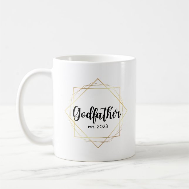 Godfather 2023 Mug Godparents Proposal Gift (Left)