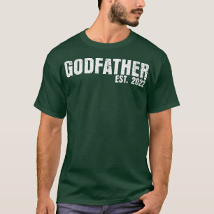 Godfather Est 2022 Father's Day God Dad Announceme T-Shirt