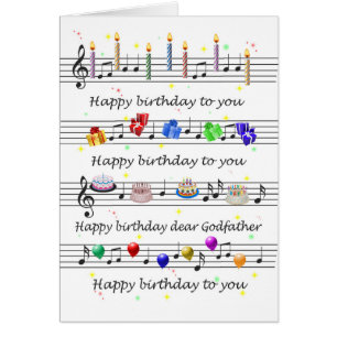 Godfather Funny Happy Birthday Song Sheet Music