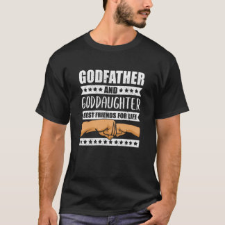 Godfather Goddaughter Godchild and Godfather Gift T-Shirt