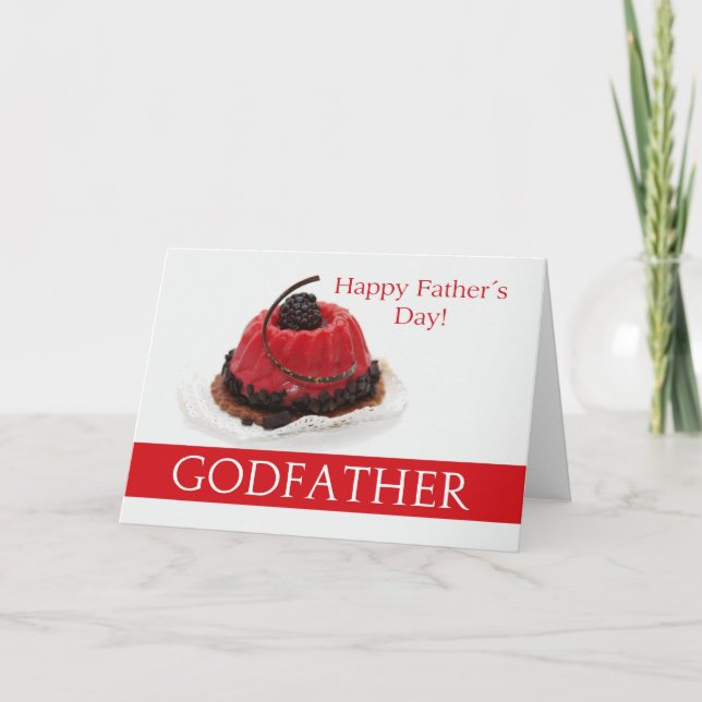 Godfather  Happy Father's Day Card (Front)