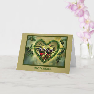 Godfather Happy Fathers Day Cute and Customisable  Card