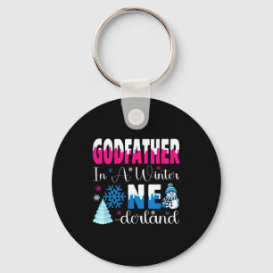 Godfather In A Winter Onederland Bday Girl Sweet S Key Ring
