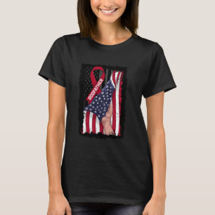 Godfather Multiple Myeloma Awareness Ribbon Americ T-Shirt