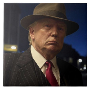 Godfather of America Don J. Trump  Ceramic Tile