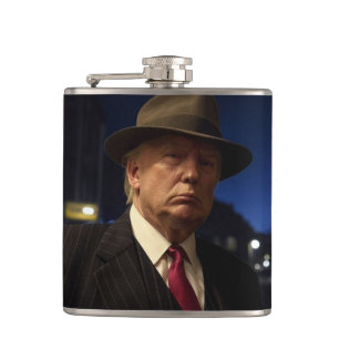 Godfather of America Don J. Trump  Hip Flask