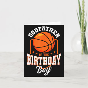Godfather Of The Birthday Boy Basball Theme Bday Card