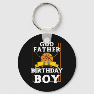 Godfather Of The Birthday Ller Sketll Bday Party Key Ring