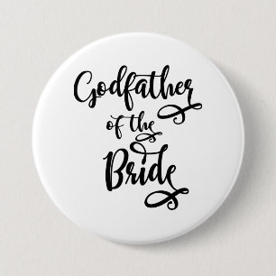 Godfather of the Bride 7.5 Cm Round Badge