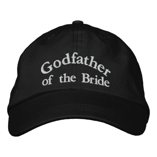 Godfather of the Bride Embroidered Hat (Front)