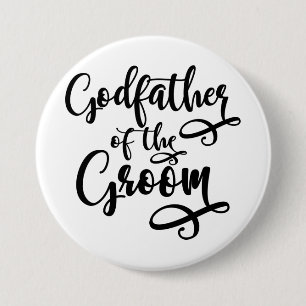 Godfather of the Groom 7.5 Cm Round Badge